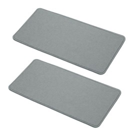 YELARXI Felt Base Shaper, Bag Bottom Shaper Purse Organizer Insert, Handbag Organizers Arc Corner Liner Board Insert, 13 x 3 Inch Fit for Purse Tote Bag Handbag Women (2 Pack, Cement Gray)