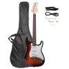 39 Inch Electric Guitar, Full-Size Beginner Guitar Kit with Gig