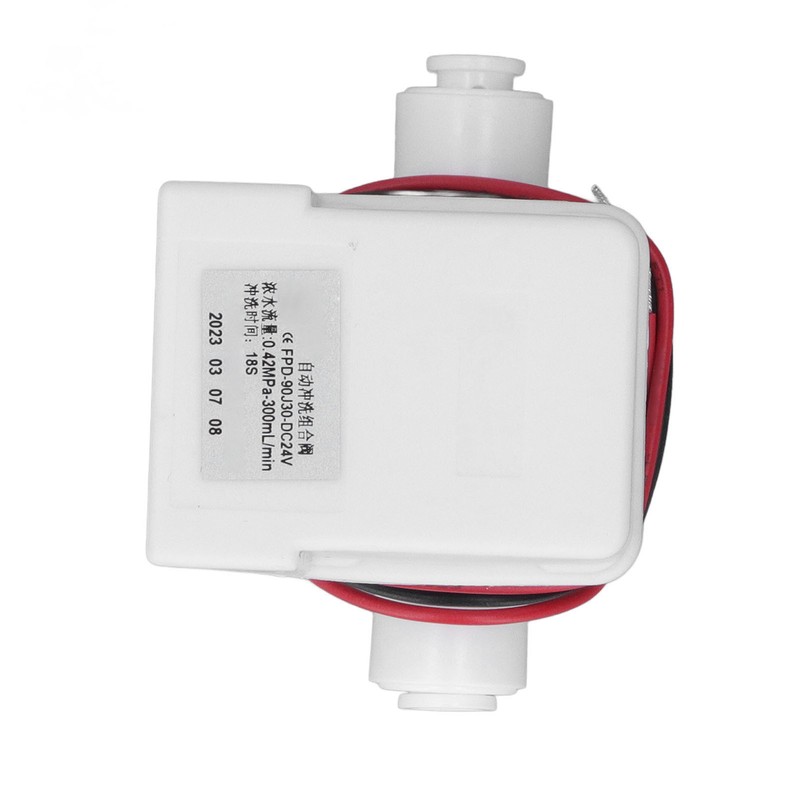 1/4 Inch PE Pipe Electric Solenoid Valve DC 24V Diaphragm