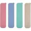 Liooce Zahnbürsten Etui, 4er-Set, Reise-Zahnbürstenhalter in Rosa, Blau, Mint, Beige