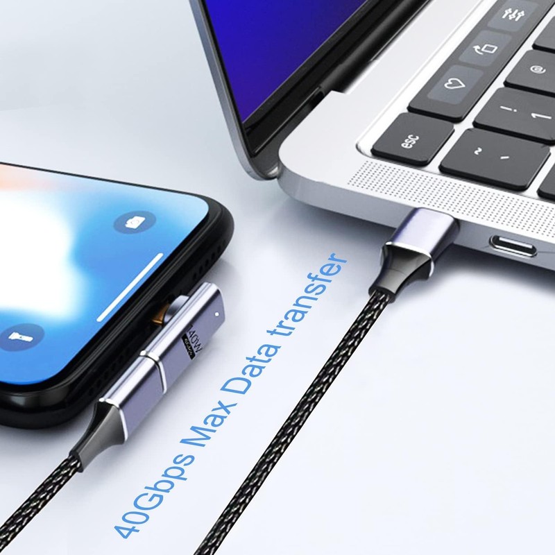 USB C Magnetic Adapter Converter, USB 3.1 40Gbps, 140W PD