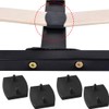 Pack of 20 Bed Slatted Frame Caps, 55 mm Brackets