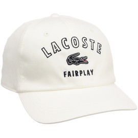 Lacoste Men's Sports 6-way Embroidered Cap, white