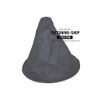 Shift Boot Lever Cuff Real Leather Dark Grey
