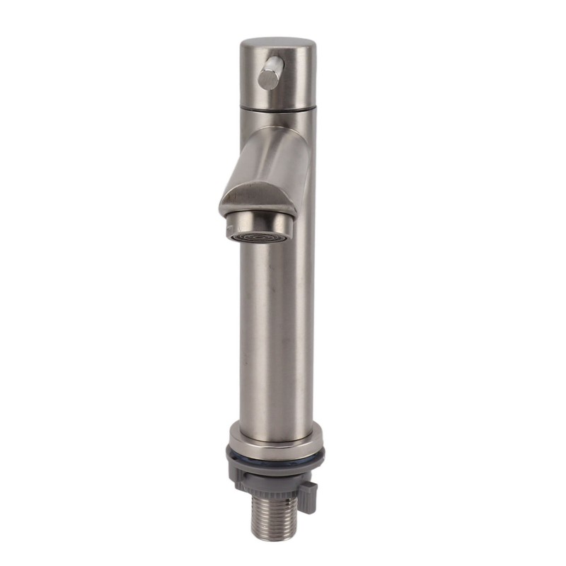 Kitchen Faucet Single Hole Stainless Steel Single Cold Sink Faucet
