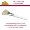 Tendencia Spa - Kit de 2 Brochas Corporales Abanico de