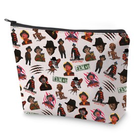 FK Lovers Gift NOES ELM Makeup Bag Horror Movie Canvas Zipper Pouch Horror Movie Lover Gift (ELM)