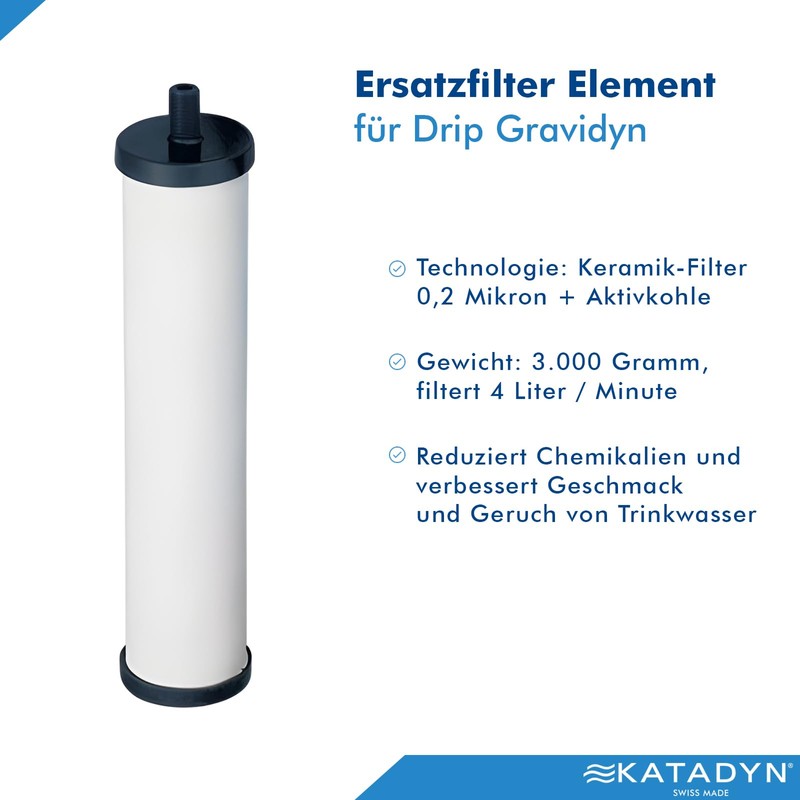 Katadyn Gravidyn Replacement Element, White