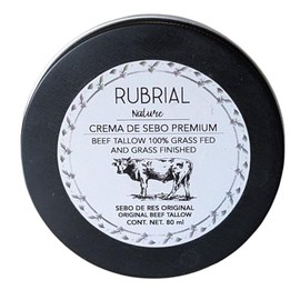 Crema de Sebo de Res Premium Rubrial 80 Ml