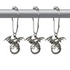 Dragon Shower Curtain Hooks Decorative Rings for Bathroom Cool Kids