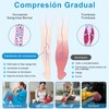 Calcetas de Compresión para Mujeres y Hombres, 3 Pares Medias