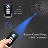 KCMYTONER 4 Pack 113dB Wireless Anti-Theft Vibration Waterproof Security Cycling