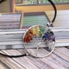 EMSea 2pcs Tree of Life Bookmarks 7 Chakra Handmade Gemstones