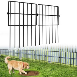 Animal Barrier Fence No Dig Garden Defense, Rabbit Proof Garden Fencing with 1.2in Gaps, Metal Rabbit Fence, Dog Blocker Under Barriers for Flower Beds & Patio (25 Panels-25ft(L) x 13in(H))