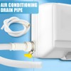 Air Conditioner Drain Hose Kit, with Cuttable Rubber Adapter &