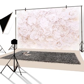 YongFoto 3 x 2 m Vinyl Photo Background Shabby Chic Cherry Blossom Flowers Photography Background for Photo Shoots Portrait Photos Party Children Wedding Photo Studio Props