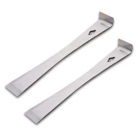 2 Pcs Steel Bee Hive Tool, Stainless Steel Beekeeping Scraper Frame Lifter, Scrapers Frame Lifter Beekeeping Equipment for Beekeeper, Durable Rust Proof Beekeeper Equipment with Ergonomic Handles