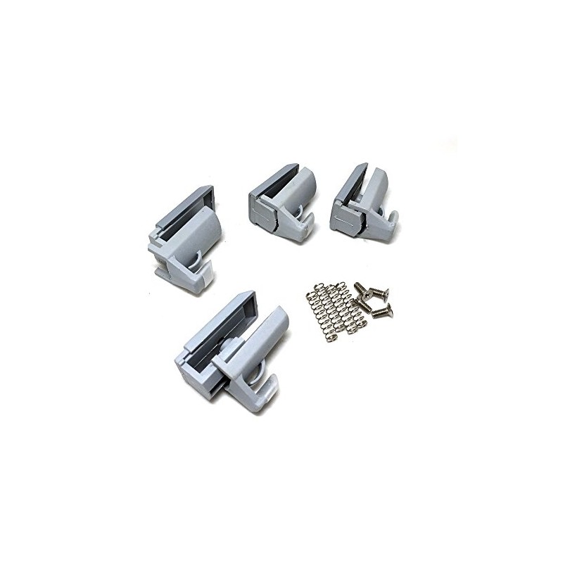 4 x SHOWER DOOR HOOKS Guides/ Rollers/ Wheels/ Runners 106-4