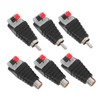 Gatuida 6pcs RCA Male Connector to Av Screw Terminal Adapter