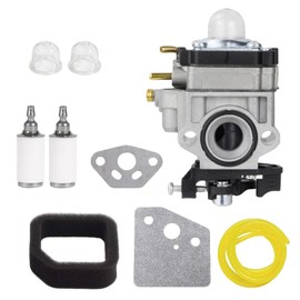 KELKONG 308054121 Carburetor Fit for Ryobi RY25AXB RY25 RY25AXBVNM 25cc Gas Jet Fan Blower Replacement Parts with Gasket Fuel Line Air Filter Kit