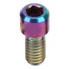 RISK 8Pcs Mountain Bike Pedal Bolts Titanium Alloy Anti Slip
