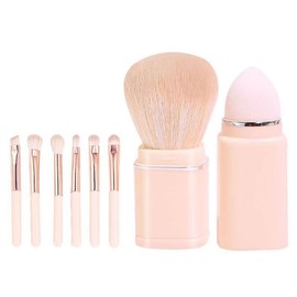 Makeup Product, Set Travel Size Portable 8 Types Brush for daily beauty routines, Korean cosmetic item, and Personal Care