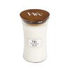 WoodWick White Teak Pluswick Large Hourglass Candle, 22 oz.