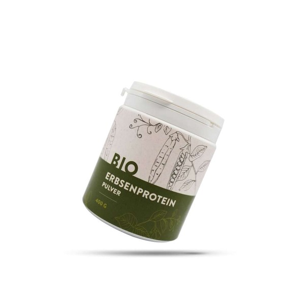 1001 Frucht - Organic Pea Protein Powder - 400 g - Vegan Protein Powder in Practical Tin