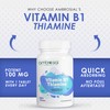 Ambrosial Vitamin B1 Thiamine 100mg - High Strength Vitamin B1