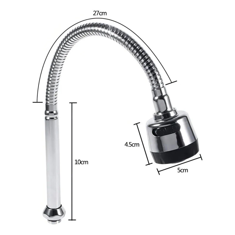 Mezcladora Para Fregadero Flexible Llave Cocina Cuerpo Latón