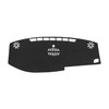 BIBLOZ Dash Cover for Toyota Sienna 2015-2020 Accessories Black Flannel