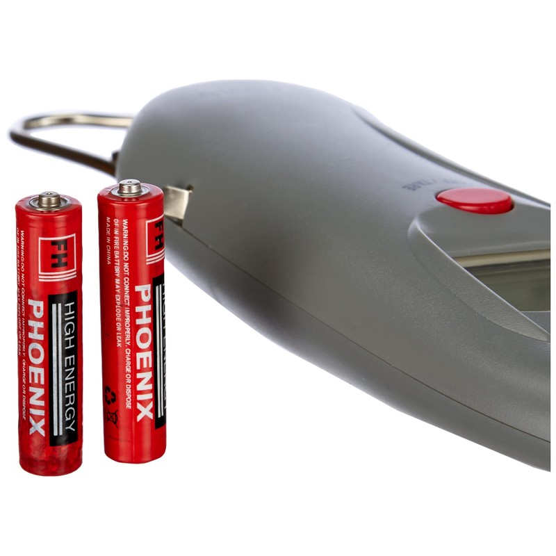 Second Chance Digital Fish Scale and Tape Measure Backlight LCD-Grey,