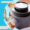 JINXIAN 2pcs Basin Pop Up Clack Slotted Plug Bolt Assembly