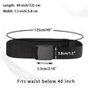 6 Pack Tactical Military Nylon Belt Plastic Buckle Metal Free