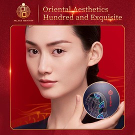 ZEESEA [Palace Identity] Liquid Foundation Makeup, Cushion Foundation BB Cream, Skincare Ingredients, Long Lasting and High Coverage Cushion Compact, Porcelain White