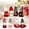 FHzytg Pack of 12 Small Gnome Figures, Gnome Figures, Small