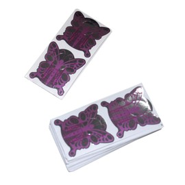 BeautyLeader 100PCS Nail Extension Form Sticker Bufferfly Design Nail Sticker