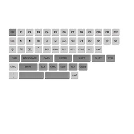 Chocfox-Fans Keycaps Low Profile PBT Keycaps for Kailh Chocolate Switch Mechanical Keyboard (Extra Kit)