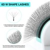 VAVALASH W-shaped Eyelash Extension 6D Premade Fans 0.07 L Curl