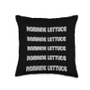 Eat Romaine Lettuce Throw Pillow