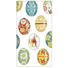 Mary Lake-Thompson BT656 Swedish Eggs Flour Sack Towel 30 Inches Square Screened Design Lower Center Only