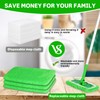 AmaVins 8-Pack Reusable Microfiber Mop Pads for 10-12" Mops
