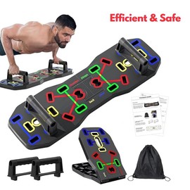 Push Up Board for Men & Women, Multi-Functional Push Up Board, Fitness Strength & Exercise Training Equipment for Home Workout, push-up stand - Specification: Multi