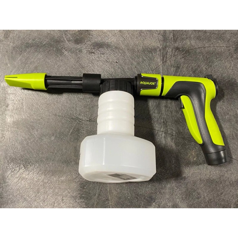 Aqua Joe AJ-SPXN-PRO 2-in-1 Garden Hose-Powered Adj. Foam Can. Spray