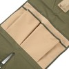 Gardening Apron Green Khaki 600D Oxford Fabric Multiple Pockets Durable