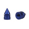 Senzeal 5 Pcs aluminum alloy spiked valve caps