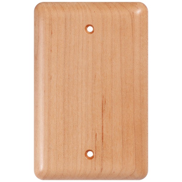 YDJSA Decorative Wall Plates Maple Wood Cover Plate For Blank
