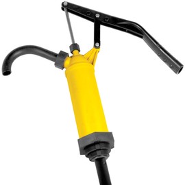 Performance Tool W54269 Lever Action Standard Duty Barrel Drum Pump Dispenser for Fluid Transmission, Yellow, 5-55 Gallon Containers