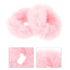 Baluue 2pcs Fuzzy Ponytail Holders Hair Bands for Women Comfortable