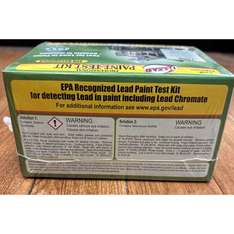 ESCA TECH D-LEAD LEAD PAINT TEST KIT 7 TESTS PER